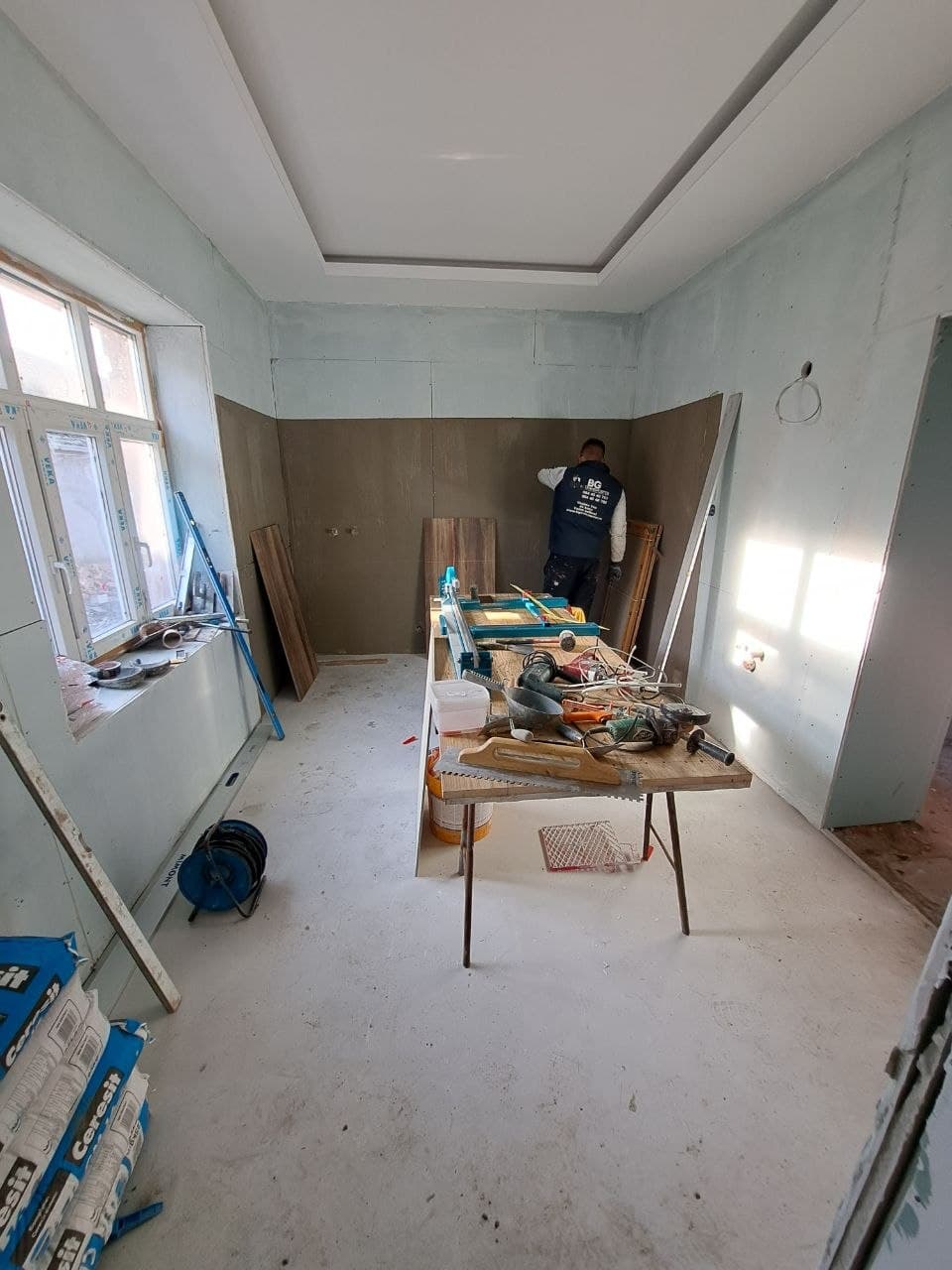 Kupatilo, pre radova, Ruma