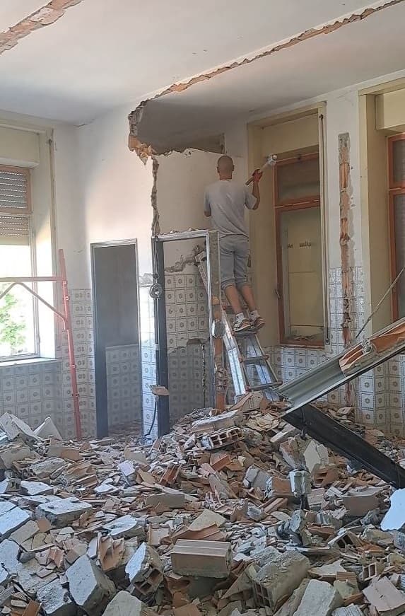 Rušenje i čišćenje prostora, Ruma